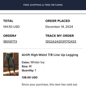 ALO Yoga Winter Ivy Airlift High-Waist Legging